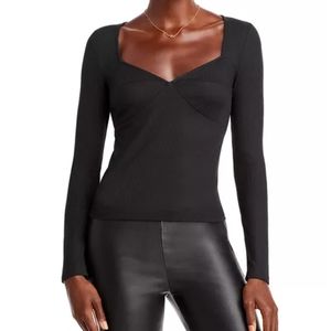 [NWT] Aqua Bustier Rib Knit Top